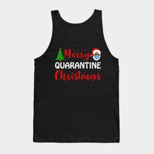 Merry Quarantine Christmas Tshirt Tank Top